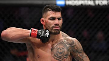 NEW YORK, NEW YORK - NOVEMBER 02: Lyman Good celebrates his TKO victory over Chance Rencountre in their welterweight bout during the UFC 244 event at Madison Square Garden on November 02, 2019 in New York City. (Photo by Josh Hedges/Zuffa LLC)