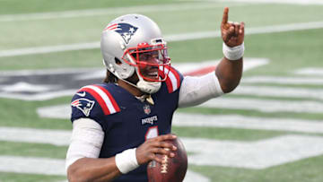 New England Patriots QB Cam Newton. Mandatory Credit: Brian Fluharty-USA TODAY Sports