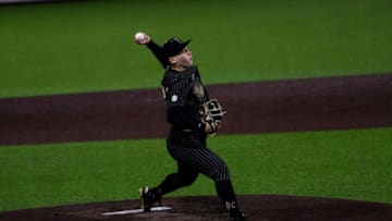 Vanderbilt's Carter Holton and South Carolina baseball's Noah Hall may be the keys to this weekend's series. Both players' status is unknown. Mandatory Credit: Syndication: The Tennessean