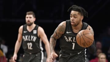 Brooklyn Nets D'Angelo Russell. (Photo by Sarah Stier/Getty Images)