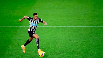 Newcastle United's Joelinton. (Photo by PETER POWELL/POOL/AFP via Getty Images)