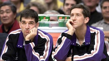 Jeff Hornacek, Utah Jazz. (Photo by VINCE BUCCI/AFP via Getty Images)