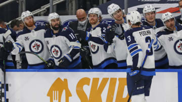 Winnipeg Jets, Tucker Poolman, #3, (Mandatory Credit: Perry Nelson-USA TODAY Sports)
