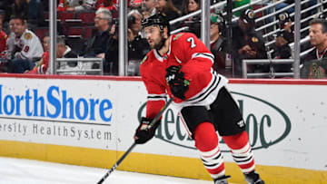 CHICAGO, IL - OCTOBER 12: Brent Seabrook