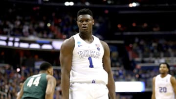 Zion Williamson Atlanta Hawks 2019 NBA Draft (Photo by Patrick Smith/Getty Images)