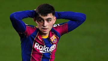 BARCELONA, SPAIN - MARCH 03: Pedri of FC Barcelona. (Photo by David Ramos/Getty Images)