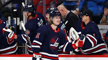 Winnipeg Jets, Kyle Connor (81). Mandatory Credit: James Carey Lauder-USA TODAY Sports