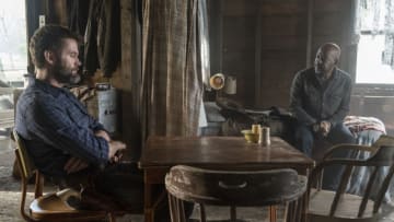 Lennie James as Morgan Jones, Garret Dillahunt as John Dorie- Fear the Walking Dead _ Season 6 - Photo Credit: Ryan Green/AMC