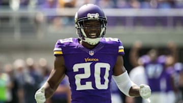 Aug 28, 2016; Minneapolis, MN, USA; Minnesota Vikings cornerback Mackensie Alexander (20) during a preseason game against the San Diego Chargers at U.S. Bank Stadium. The Vikings defeated the Chargers 23-10. Mandatory Credit: Brace Hemmelgarn-USA TODAY Sports