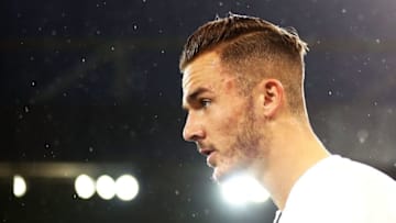 NORWICH, ENGLAND - SEPTEMBER 06: James Maddison of England walks onto the pitch ahead of the 2019 UEFA European Under 21 Championship Qualifying match between England U21 and Netherlands U21 at Carrow Road on September 6, 2018 in Norwich, England. (Photo by Naomi Baker/Getty Images)
