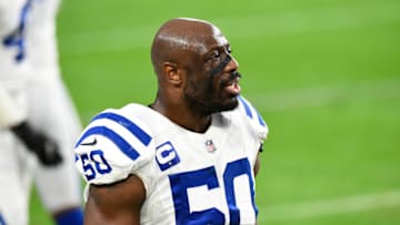 Defensive end Justin Houston #50 of the Indianapolis Colts (Photo by Chris Unger/Getty Images)