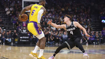 Kevin Huerter #9 of the Sacramento Kings. (Photo by Lachlan Cunningham/Getty Images)