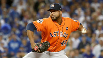 LOS ANGELES, CA - NOVEMBER 01: Francisco Liriano