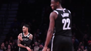 Brooklyn Nets D'Angelo Russell Caris LeVert (Photo by Matteo Marchi/Getty Images)