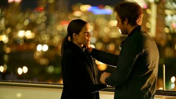 CHICAGO MED -- "Play By My Rules" Episode 408 -- Pictured: (l-r) Torrey DeVitto as Dr. Natalie Manning, Nick Gehlfuss as Dr. Will Halstead -- (Photo by: Elizabeth Sisson/NBC)