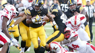 IOWA CITY, IOWA- SEPTEMBER 3: Running back Akrum Wadley