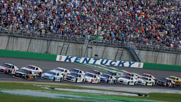 SPARTA, KY - JULY 08: Martin Truex Jr., driver of the #78 Furniture Row/Denver Mattress Toyota. (Photo by Jerry Markland/Getty Images)