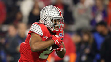 Former Ohio State RB JK Dobbins (Photo by Christian Petersen/Getty Images)