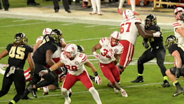 WEST LAFAYETTE, IN - OCTOBER 28: Nebraska Cornhuskers running back Jaylin Bradley (33) finds a seam in the Purdue Boilermakers defense during the Big Ten conference game between the Purdue Boilermakers and the Nebraska Cornhuskers on October 28, 2017, at Ross-Ade Stadium in West Lafayette, Indiana. (Photo by Michael Allio/Icon Sportswire via Getty Images)