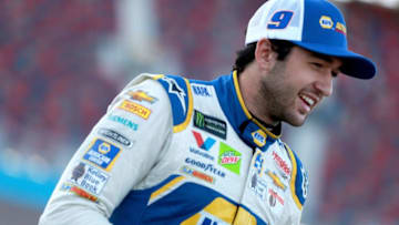 PHOENIX, AZ - NOVEMBER 09: Chase Elliott, driver of the #9 NAPA Auto Parts Chevrolet, stands on the grid during qualifying for the Monster Energy NASCAR Cup Series Can-Am 500 at ISM Raceway on November 9, 2018 in Phoenix, Arizona. (Photo by Sean Gardner/Getty Images)