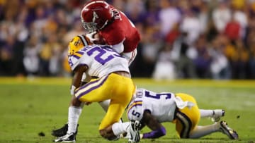 NFL Draft Prospect: CB Greedy Williams, whom the Houston Texans are interested in (Photo by Gregory Shamus/Getty Images)