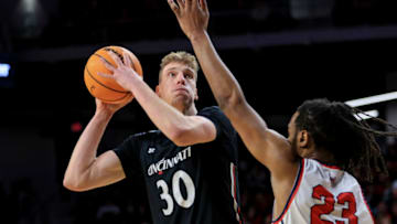 Cincinnati Bearcats forward Viktor Lakhin drives to the basket against Detroit Mercy Titans at Fifth Third Arena. USA Today.