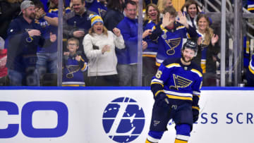 St. Louis Blues left wing Nathan Walker (26)Mandatory Credit: Jeff Curry-USA TODAY Sports