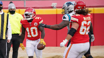 Kansas City Chiefs wide receiver Tyreek Hill (10) - Mandatory Credit: Denny Medley-USA TODAY Sports