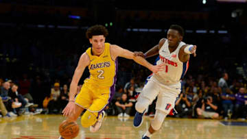LOS ANGELES, CA - OCTOBER 31: Lonzo Ball