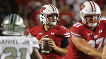 Wisconsin quarterback Chase Wolf. (Syndication: Journal Sentinel)