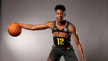 De'Andre Hunter of the Atlanta Hawks (Photo by Elsa/Getty Images)