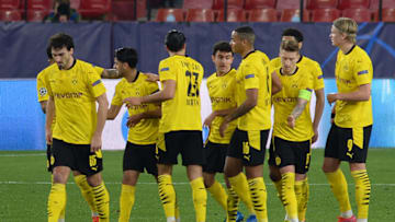 Borussia Dortmund will be looking build on the win over Sevilla (Photo by CRISTINA QUICLER/AFP via Getty Images)