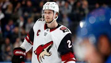 NEW YORK, NY - OCTOBER 22: Oliver Ekman-Larsson #23 of the Arizona Coyotes skates against the New York Rangers at Madison Square Garden on October 22, 2019 in New York City. (Photo by Jared Silber/NHLI via Getty Images)