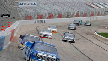 Austin Hill, Hattori Racing Enterprises, Atlanta Motor Speedway, NASCAR, Truck Series (Photo by Kevin C. Cox/Getty Images)