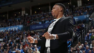 Russell Westbrook, OKC Thunder (Photo by Zach Beeker/NBAE via Getty Images)
