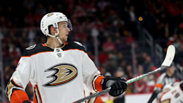WASHINGTON, DC - NOVEMBER 18: Brendan Guhle #2 of the Anaheim Ducks (Photo by Rob Carr/Getty Images)