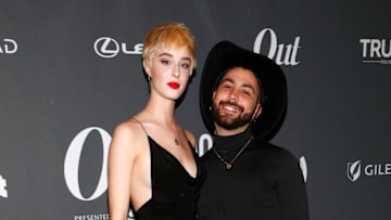 LONG ISLAND CITY, NEW YORK - NOVEMBER 21: Paige Cole and Remy Duran attend Out Magazine's Out100 Event presented by Lexus on November 21, 2019 in Long Island City, New York. (Photo by Astrid Stawiarz/Getty Images for Out)
