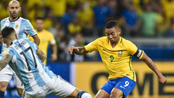 BELO HORIZONTE, BRAZIL - NOVEMBER 10: Gabriel Jesus