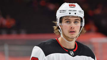 New Jersey Devils center Jack Hughes (86): (Eric Hartline-USA TODAY Sports)