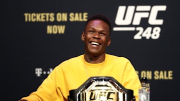 Israel Adesanya (Photo by Ronald Martinez/Getty Images)