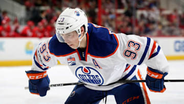 RALEIGH, NC - FEBRUARY 03: Ryan Nugent-Hopkins. (Photo by Gregg Forwerck/NHLI via Getty Images)