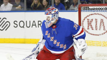 New York Rangers goaltender Henrik Lundqvist. Mandatory Credit: Andy Marlin-USA TODAY Sportsorts