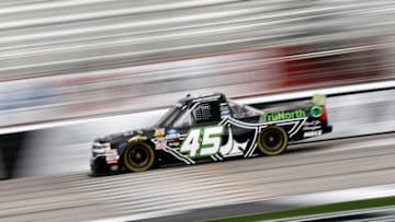 HAMPTON, GA - FEBRUARY 22: Ross Chastain, NASCAR driver of the #45 OEM2 Powerd by TruNorth Niece Motorsports Chevrolet (Photo by Brian Lawdermilk/Getty Images)