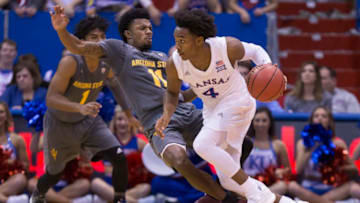 LAWRENCE, KS - DECEMBER 10: Devonte' Graham