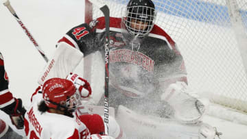Boston University Women's Hockey (Photo by Yoon S. Byun/The Boston Globe via Getty Images)