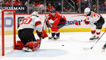 Connor McMichael, Washington Capitals Mandatory Credit: Geoff Burke-USA TODAY Sports