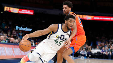 Utah Jazz guard Donovan Mitchell (Alonzo Adams-USA TODAY Sports)