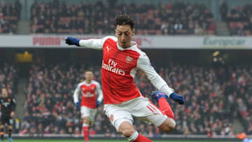 LONDON, ENGLAND - FEBRUARY 11: Mesut Ozil of Arsenal during the Premier League match between Arsenal and Hull City at Emirates Stadium on February 11, 2017 in London, England. (Photo by David Price/Arsenal FC via Getty Images)