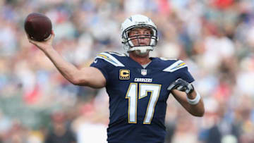 CARSON, CA - DECEMBER 10: Quarterback Philip Rivers (Photo by Stephen Dunn/Getty Images)