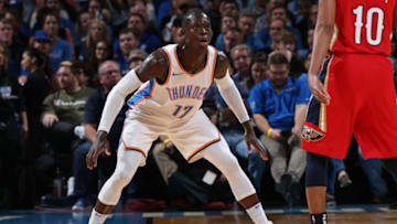 Dennis Schroder, OKC Thunder (Photo by Zach Beeker/NBAE via Getty Images)
